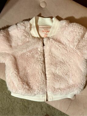 Cat & Jack Baby Faux Fur Jacket in Light Pink